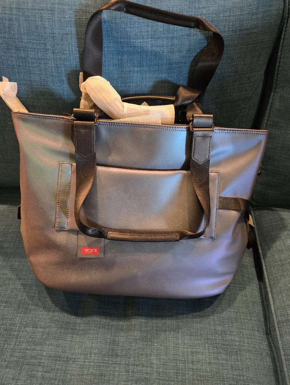 NWT Tumi Voyageur Teal Laptop Tote